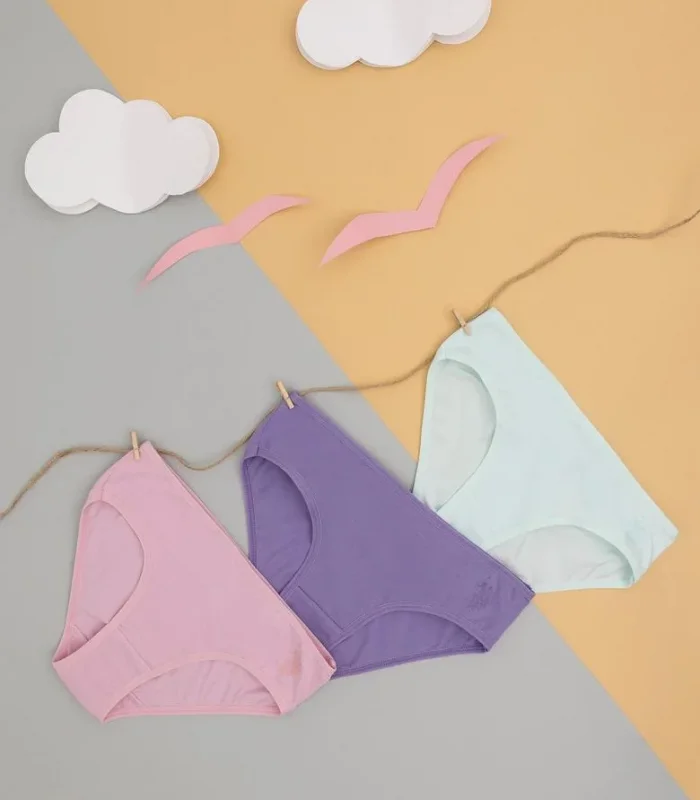 U.S. Polo Kız Çocuk Slip Külot 1678 Nil