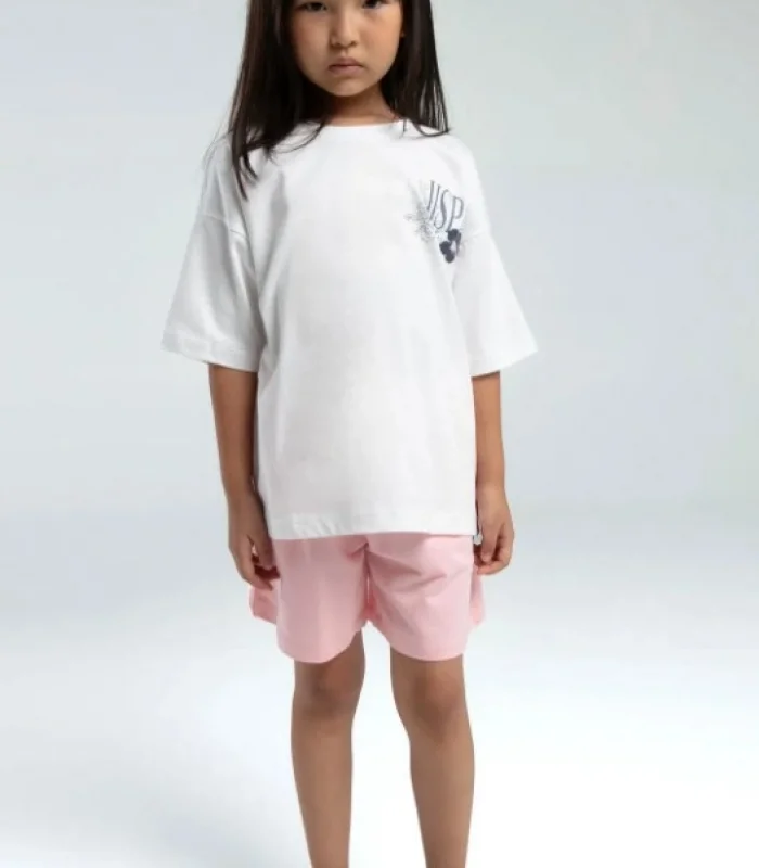 U.s. Polo Şort Takım Us2072-g Beyaz
