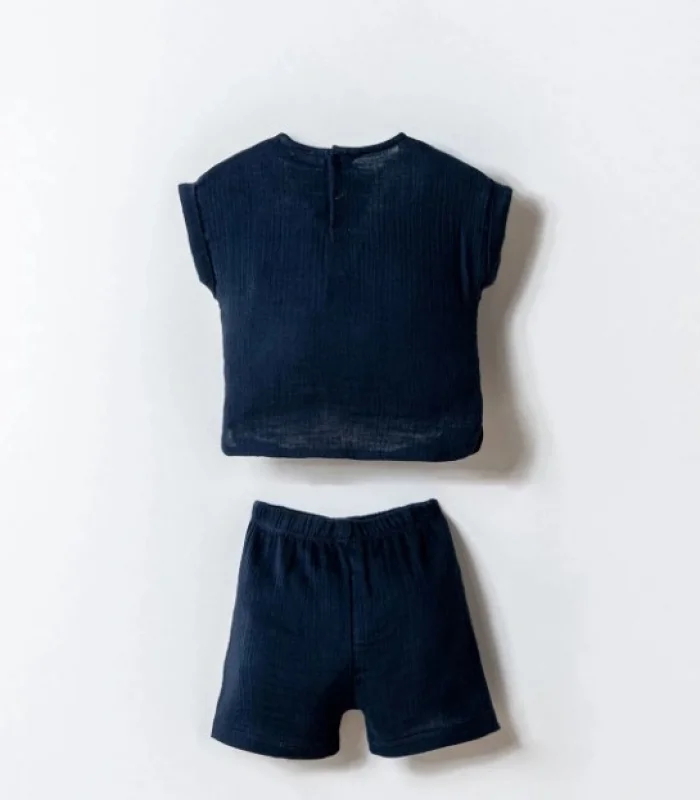 U.s. Polo Şortlu Takım Usb2882 Lacivert