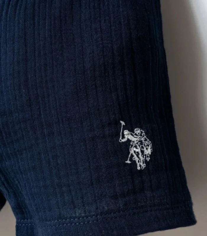 U.s. Polo Şortlu Takım Usb2882 Lacivert