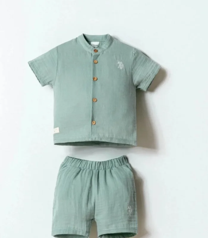 U.s. Polo Şortlu Takım Usb2883 Mint