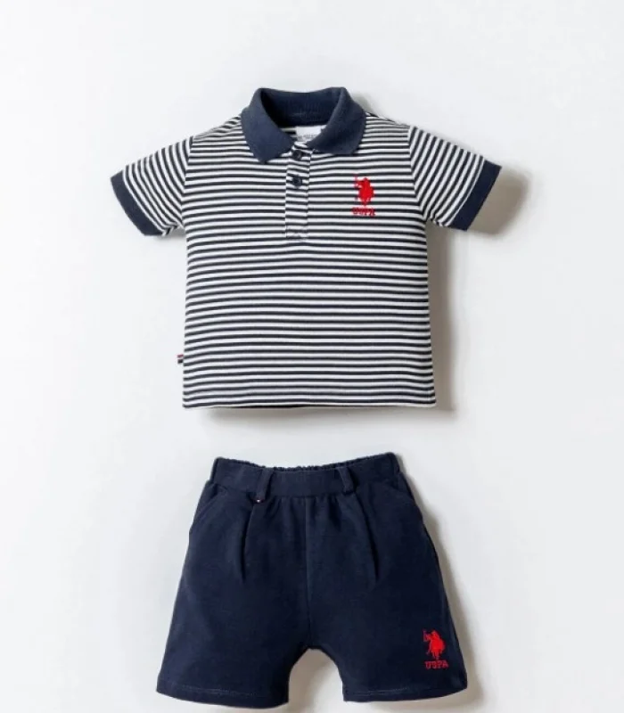 U.s. Polo Şortlu Takım Usb2907 Lacivert