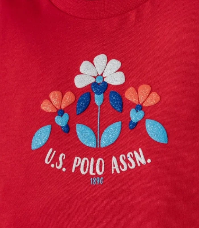 U.s. Polo Şortlu Takım Usb2999 Nar Çiçeği