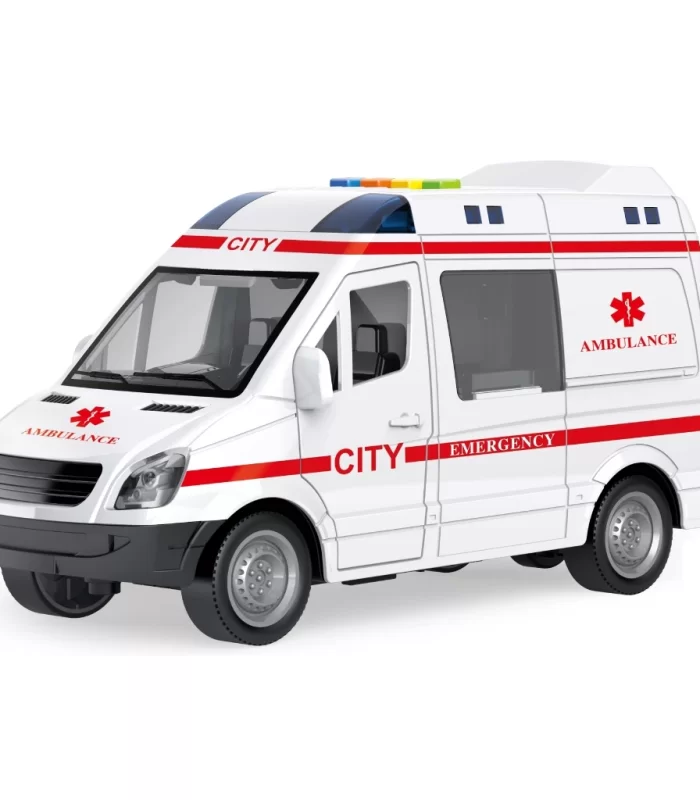 Vardem Sürtmeli Sesli Ve Işıklı Polis Ve Ambulans Arabası Wy590