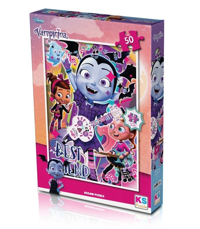 VP709 Vampirina 50 Parça Çocuk Puzzle -KS Puzzle