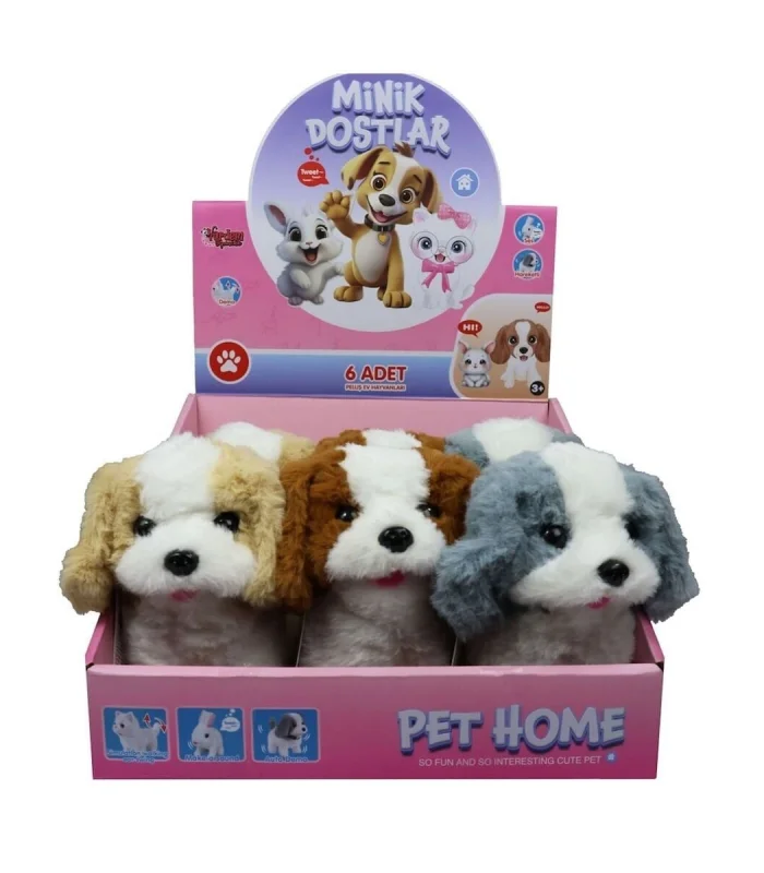 VRD10642 PELUŞ EVCİL KÖPEK (SESLİ VE(Belirtilen fiyat, tekli satış için adet fiyatıdır.)