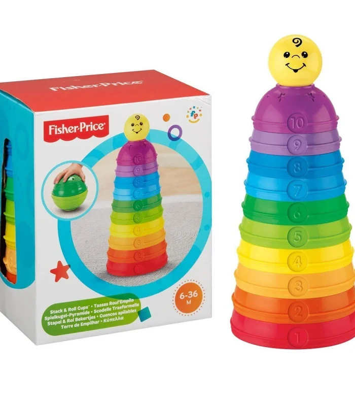 W4472 Fisher-Price® Numaralı Kaplar / Sıralama ve Şekil Ayırma Oyuncakları