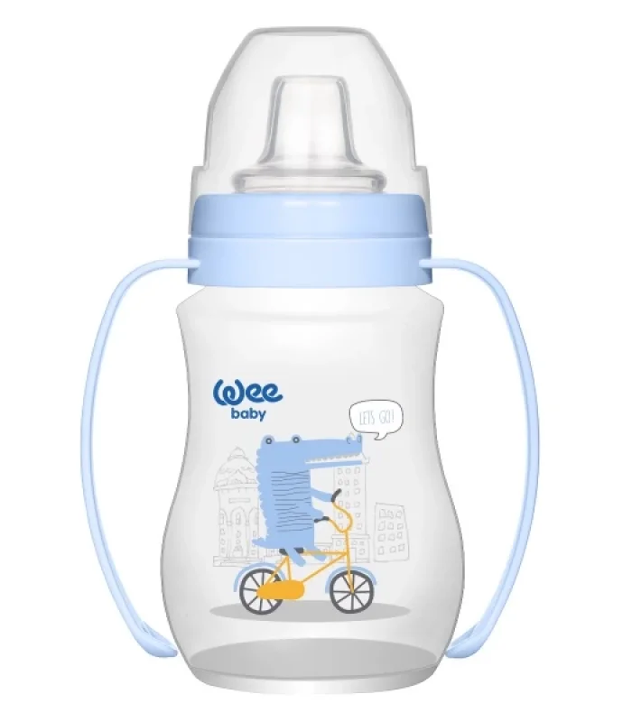 Wee Baby Akıtmaz Kulplu PP Antikolik Bardak 250ml 754