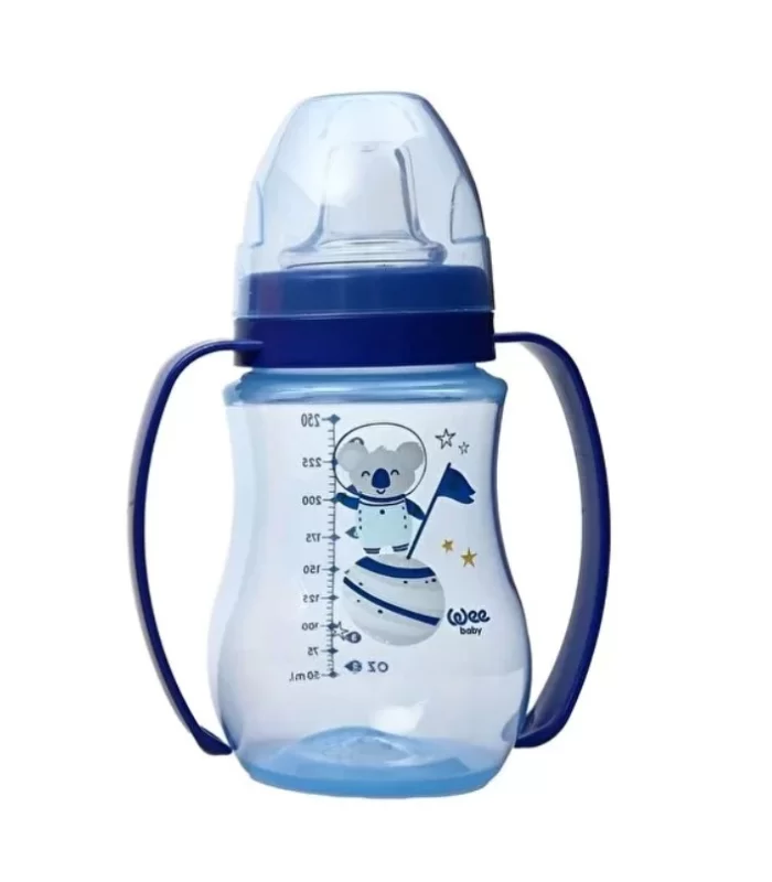 Wee Baby Akıtmaz Kulplu PP Antikolik Bardak 250ml 754