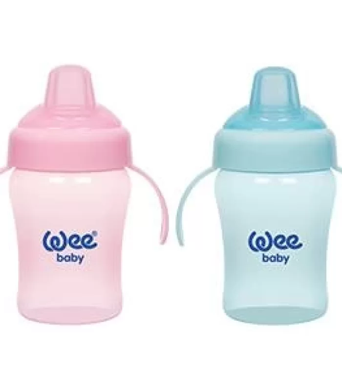 Wee Baby Colorful Akıtmaz Kulplu Antikolik Bardak 240 Ml 775