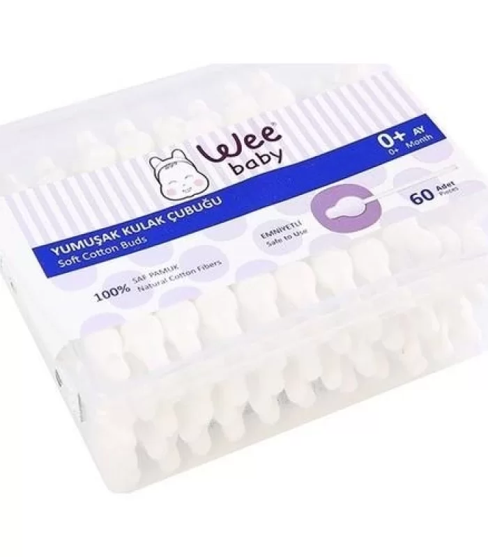 Wee Baby Emniyetli Kulak Çubuğu 60lı 894