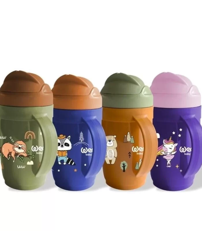 Wee Baby Friends Kulplu Pipetli Bardak 265 Ml 339