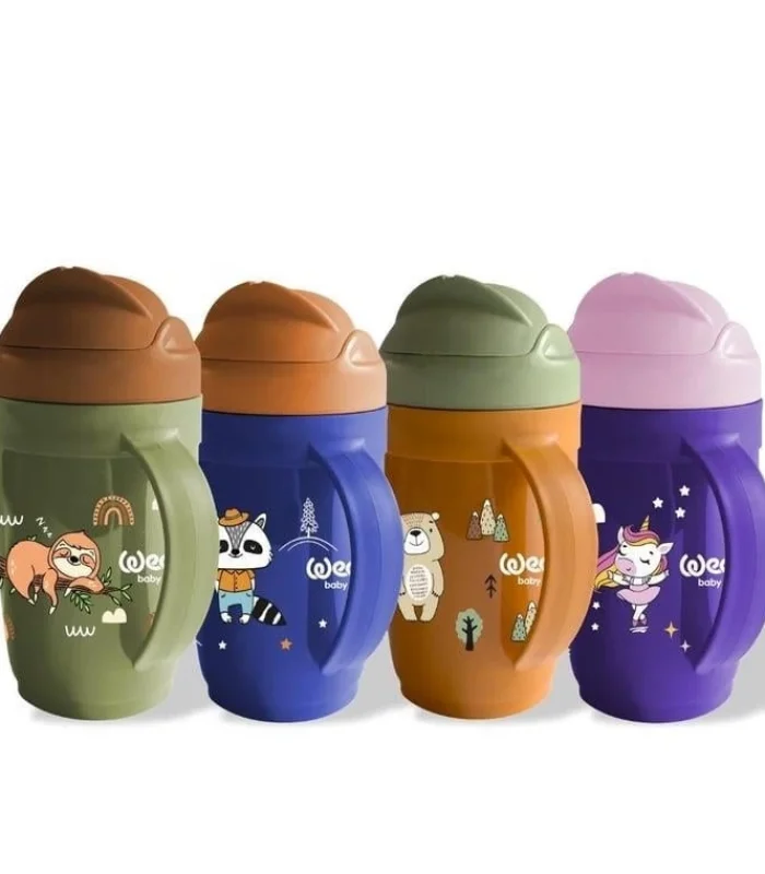 Wee Baby Friends Kulplu Pipetli Bardak 265 Ml 339
