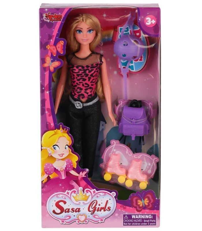 WG-115070  Aksesuarlı Patenci Bebek 29 cm - Vardem Oyuncak