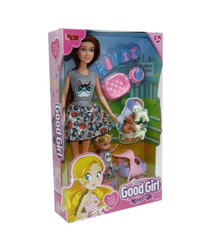 WG-115564 Kutulu 29 cm Anne Kız Pet Shopta Bebek - Vardem Oyuncak