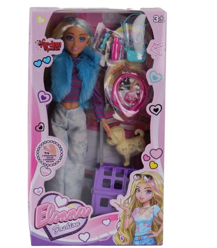 WG-661003 KUTULU 29 CM AKSESUARLI KÖPEK VE