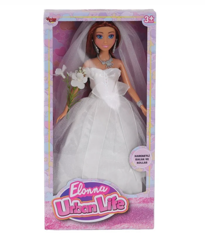 WG-661048 KUTULU 29CM GELİNLİKLİ BEBEK