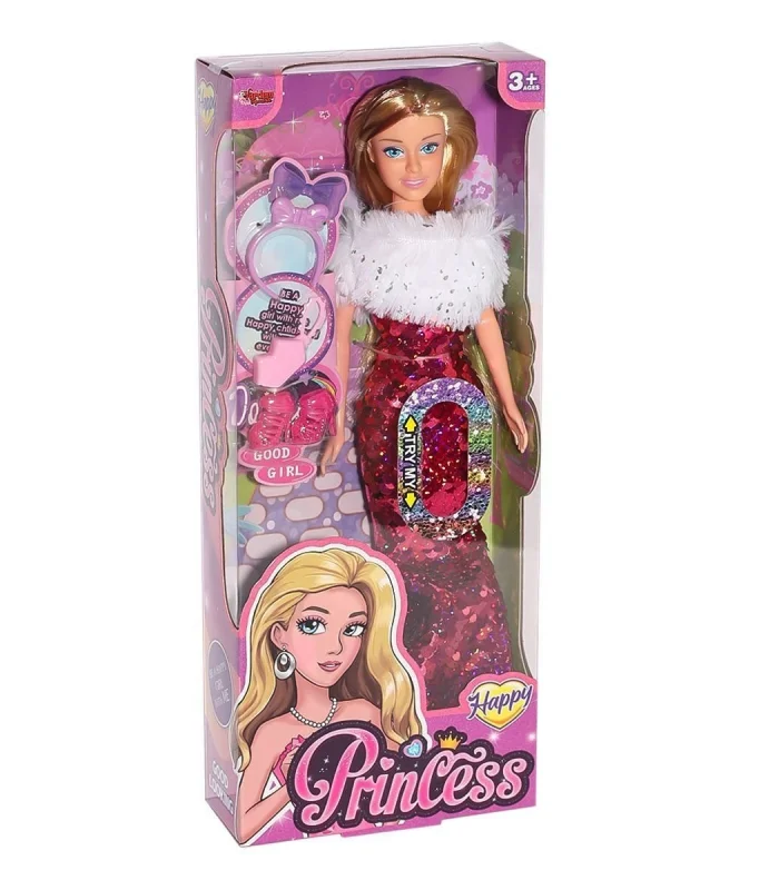 WG-66772-73 Renk Değiştiren Pullu Kıyafetli Bebek -Vardem Oyuncak