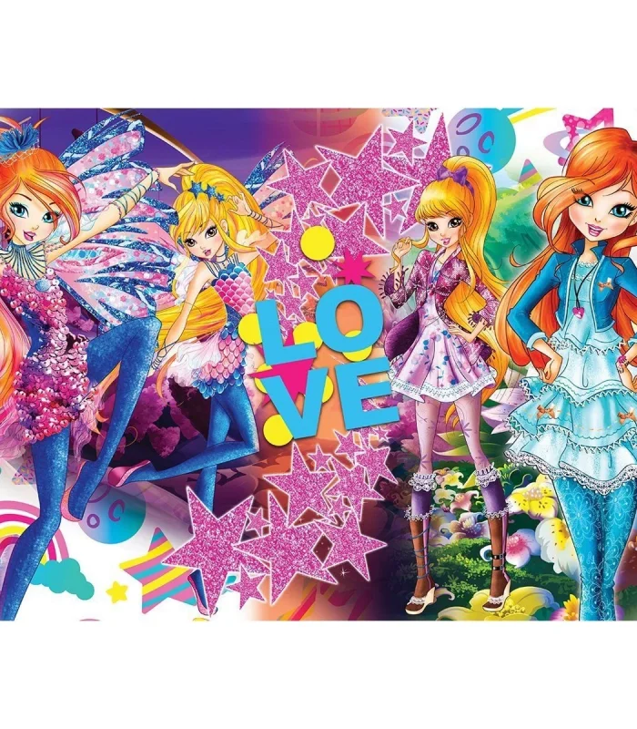 WINX113 KS Winx / 200 Parça Puzzle