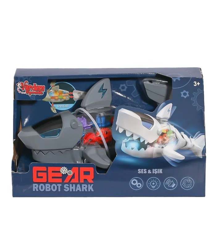 WK-S-2A Müzikli ve Işıklı Robot Köpek Balığı -Vardem