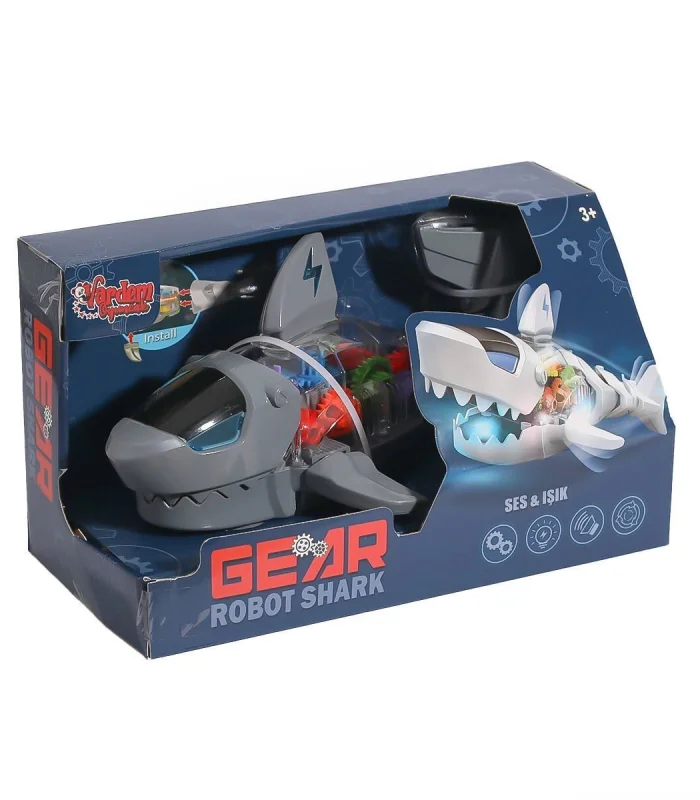 WK-S-2A Müzikli ve Işıklı Robot Köpek Balığı -Vardem