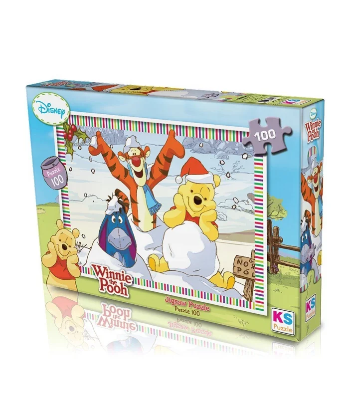 WN714  KS, Winnie The Pooh, 100 Parça Puzzle