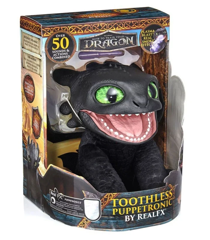 WS HTTYD-1001 Real FX Toothlees 30 cm Elektronik Kukla