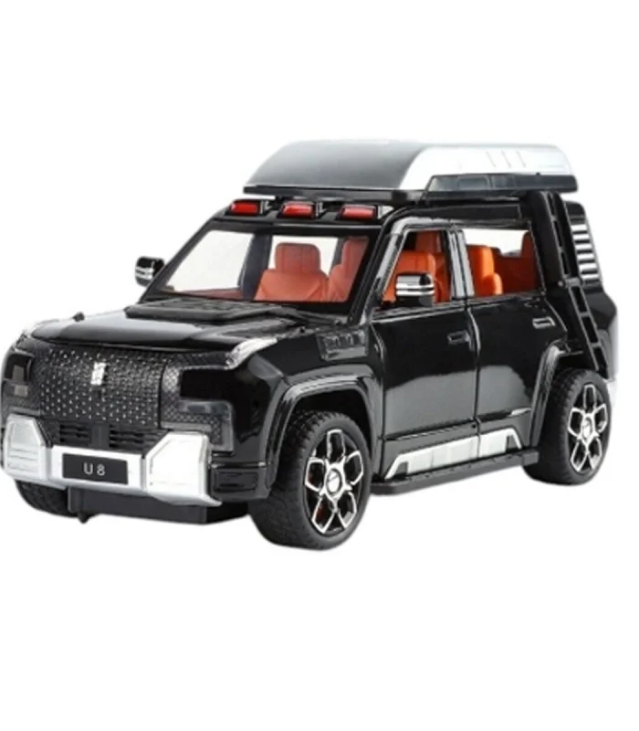XHD-B2432 -Vardem Çek Bırak  Işıklı ve Sesli Kapıları Açılan Lr Jeep 1:24