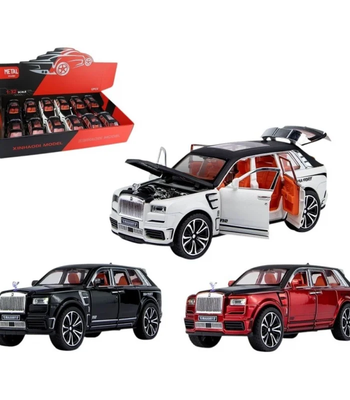 XHD-B3213 1 32 C-B IŞIKLI SESLİ MODEL RR METAL JEEP