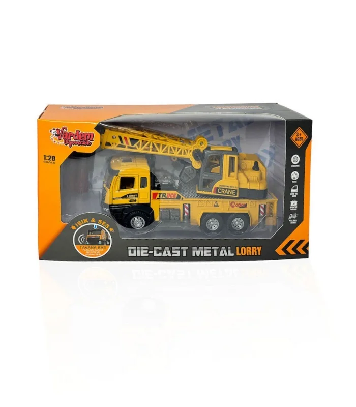 XX992-02AB Çek Bırak Işıklı ve Sesli Kule Vinç 1:28 -Vardem Oyuncak