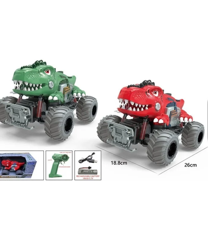 YD898-MT1892 Uzaktan Kumandalı Full Fonksiyon 2.4G Süspansiyonlu Dinozor Araba