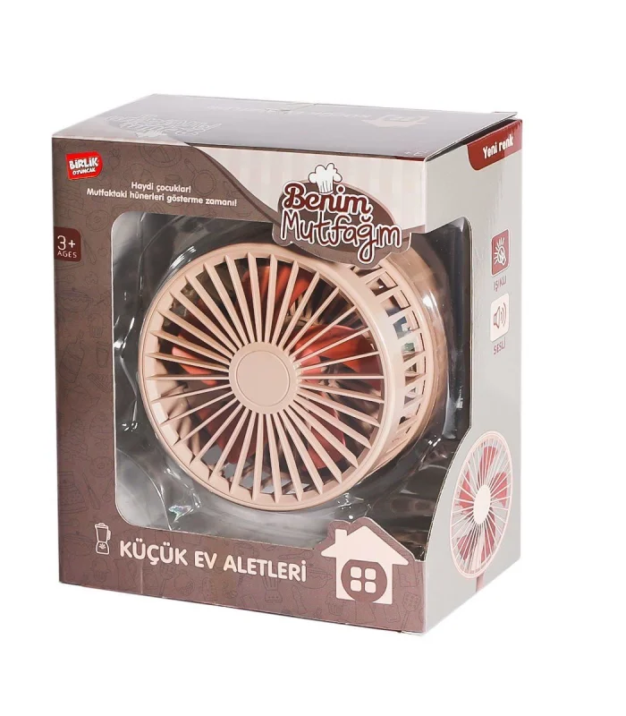 YH129-8H PİLLİ IŞIKLI SESLİ VANTİLATÖR