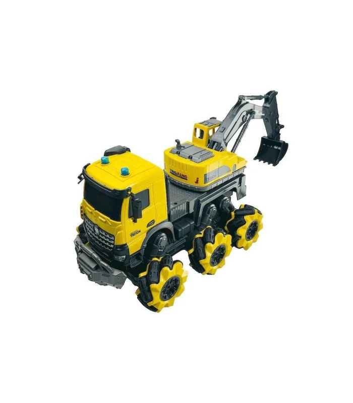YJ-075-4 1:14 Uzaktan Kumandalı Full Fonksiyon 2.4G Kamyon Kazıcı -Vardem
