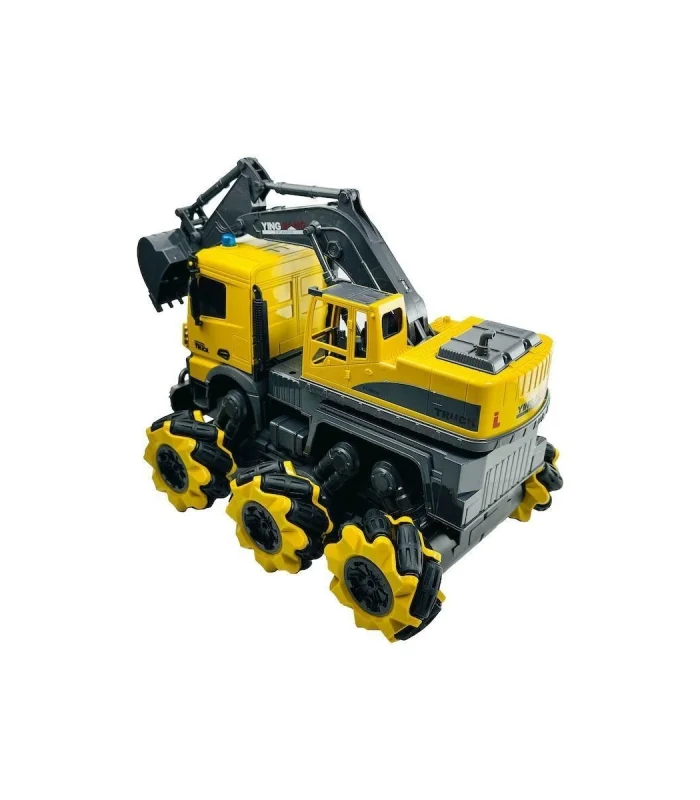YJ-075-4 1:14 Uzaktan Kumandalı Full Fonksiyon 2.4G Kamyon Kazıcı -Vardem
