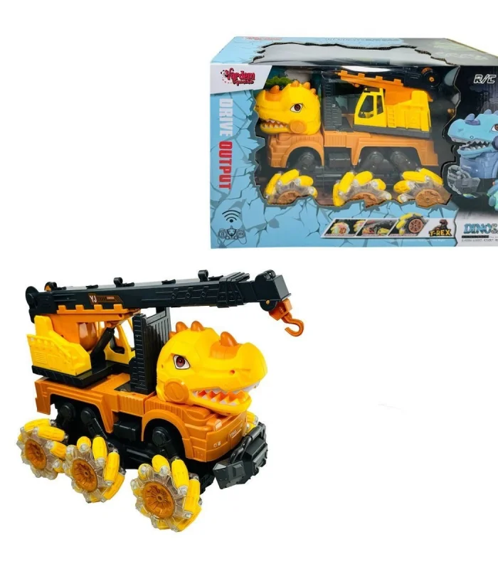 YJ-078-1  Uzaktan Kumandalı Full Fonksiyon 2.4G Dinozor Kamyon Vinç -Vardem