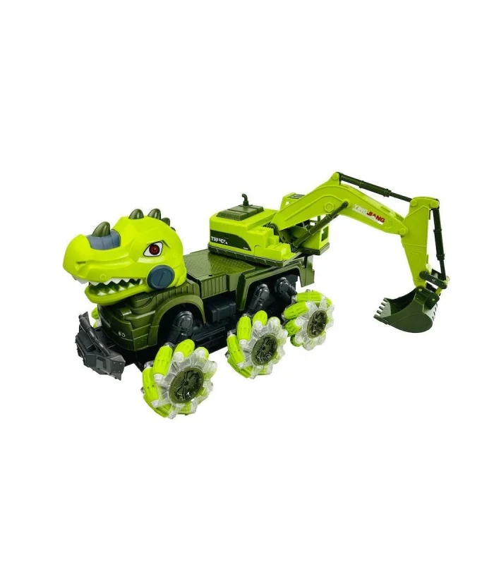 YJ-078-2 1:14 Uzaktan Kumandalı 2.4G Dinozor Kamyon Kazıcı -Vardem