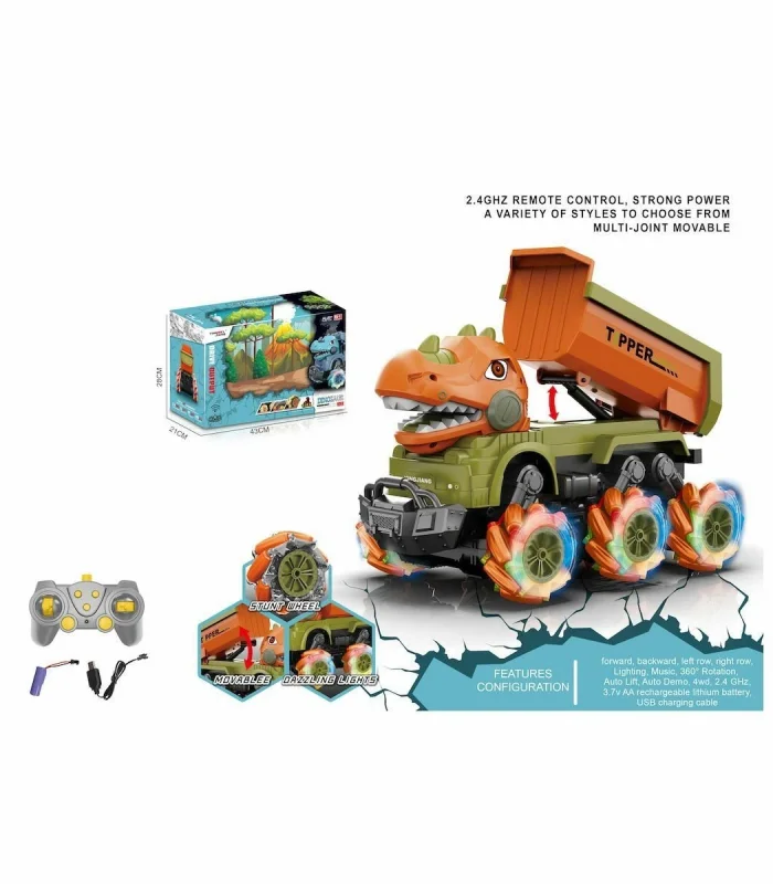 YJ-078-4 Kumandalı Sesli ve Işıklı Dinazor -Vardem