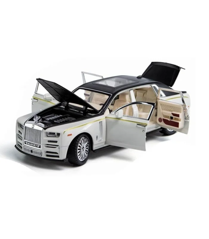 ZHD-B2407- Vardem  Çek Bırak Işıklı ve Sesli Model RR Metal Araba 1:24