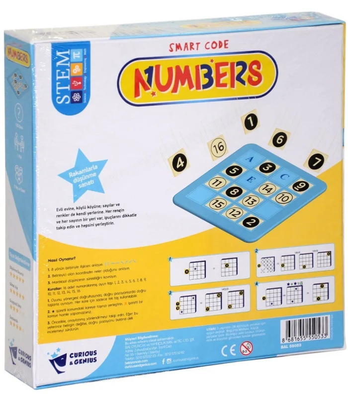 ZMK-1739 Numbers Akıllı Kod Sayılar -Özaydınlar