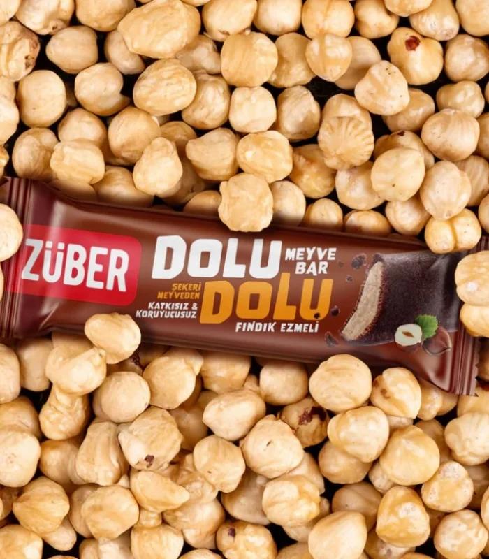 Züber Dolu Dolu Fındık Ezme Meyve Bar 30 Gr