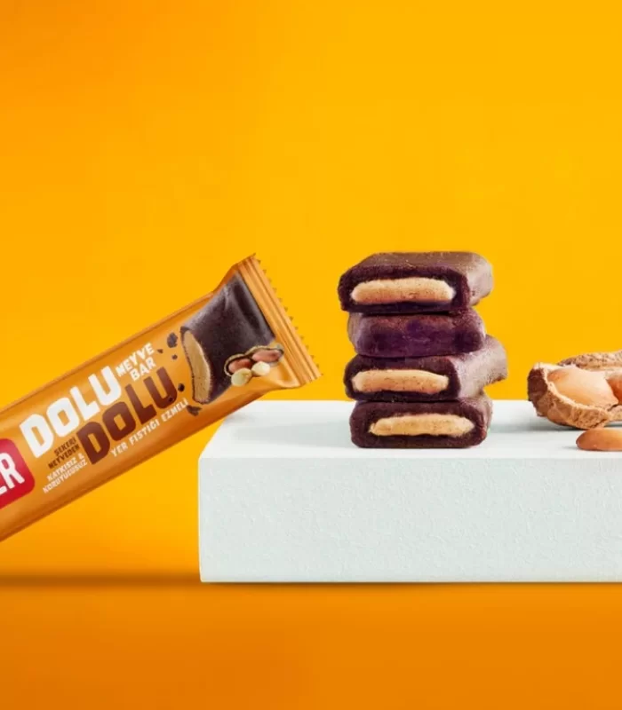 Züber Dolu Dolu Fıstık Ezme Meyve Bar 30 Gr
