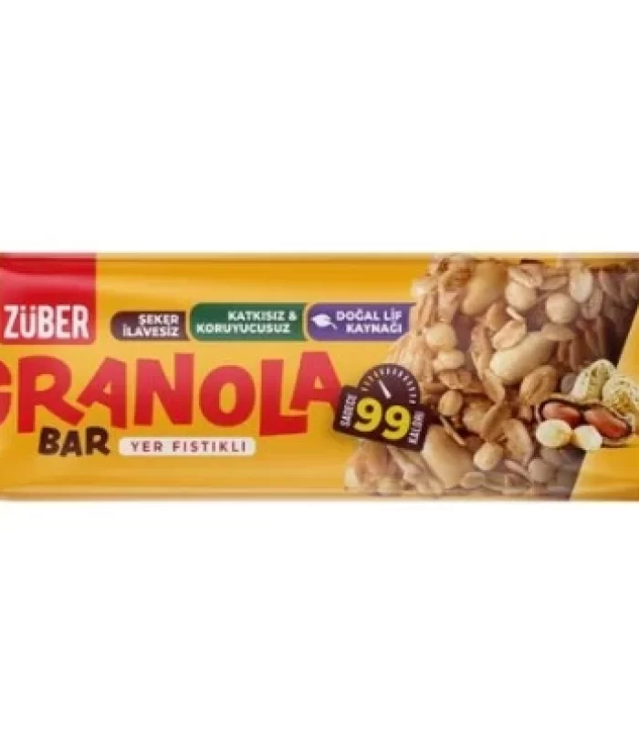 Züber Granola Bar 25 Gr Fıstık