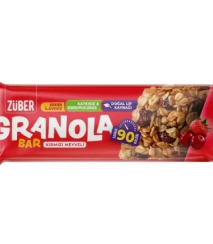 Züber Granola Bar 25 Gr Orman Meyveleri