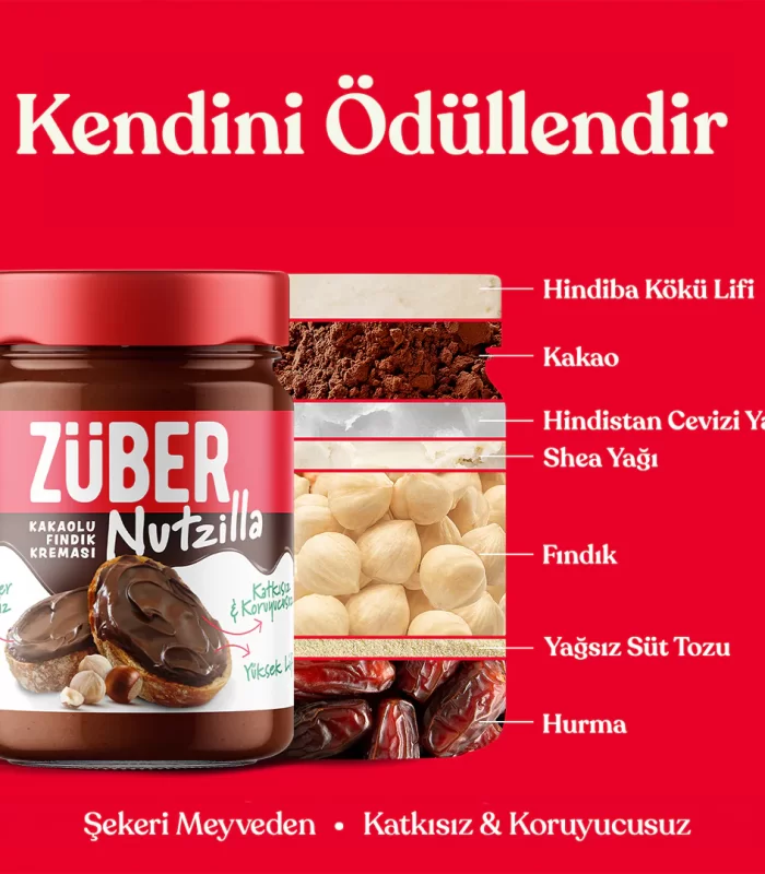 Züber Kakaolu Fındık Kreması 315 Gr