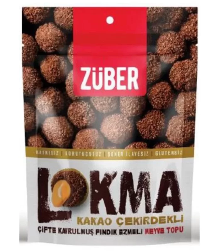 Züber Lokma Meyve Topu 96 Gr Kakaolu