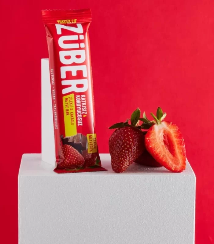 Züber Meyve Barı 40 Gr Çilekli Kakaolu
