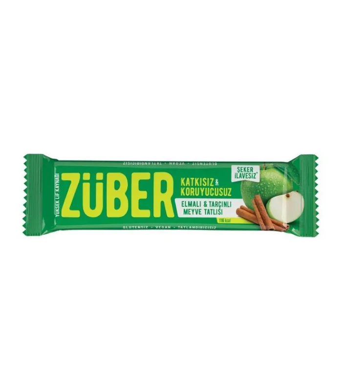 Züber Meyve Barı 40 Gr Elmalı Ve Tarçınlı