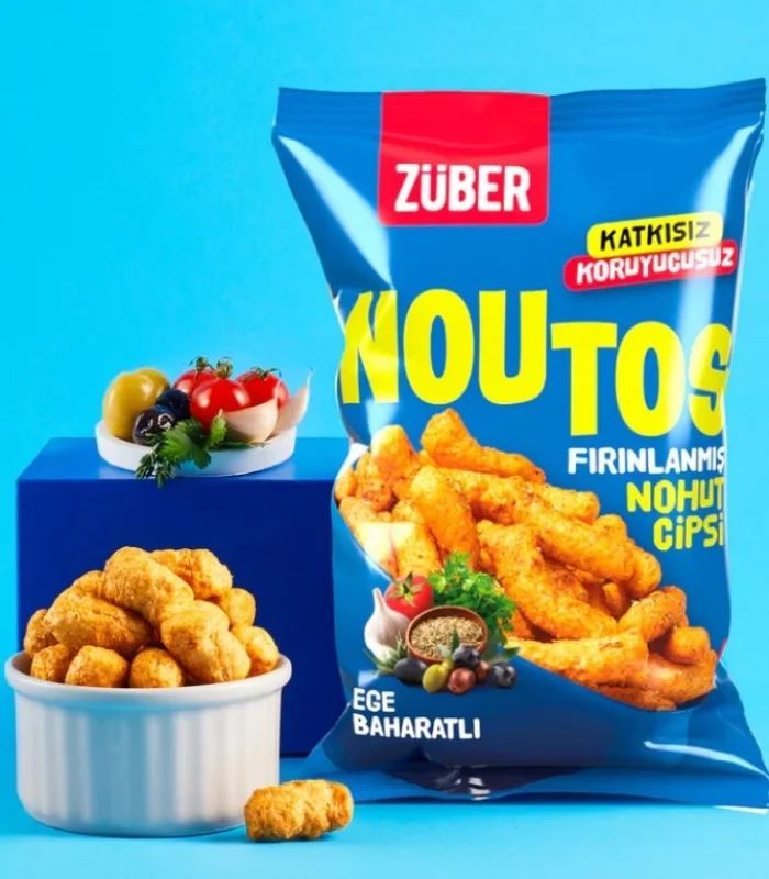Züber Noutos Fırın Nohut Cipsi 55 Gr Ege Baharat