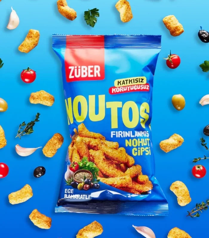 Züber Noutos Fırın Nohut Cipsi 55 Gr Ege Baharat