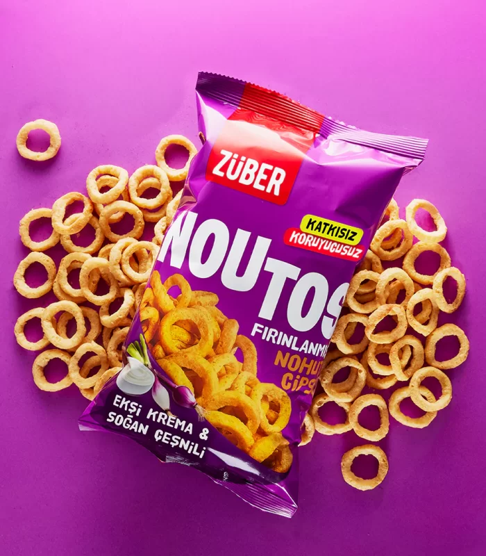 Züber Noutos Fırın Nohut Cipsi 55 Gr Ekşi Krema Ve Soğan